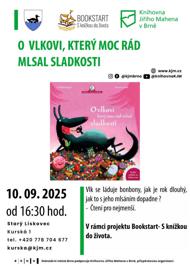 Akce KJM: O vlkovi, který moc rád mlsal sladkosti