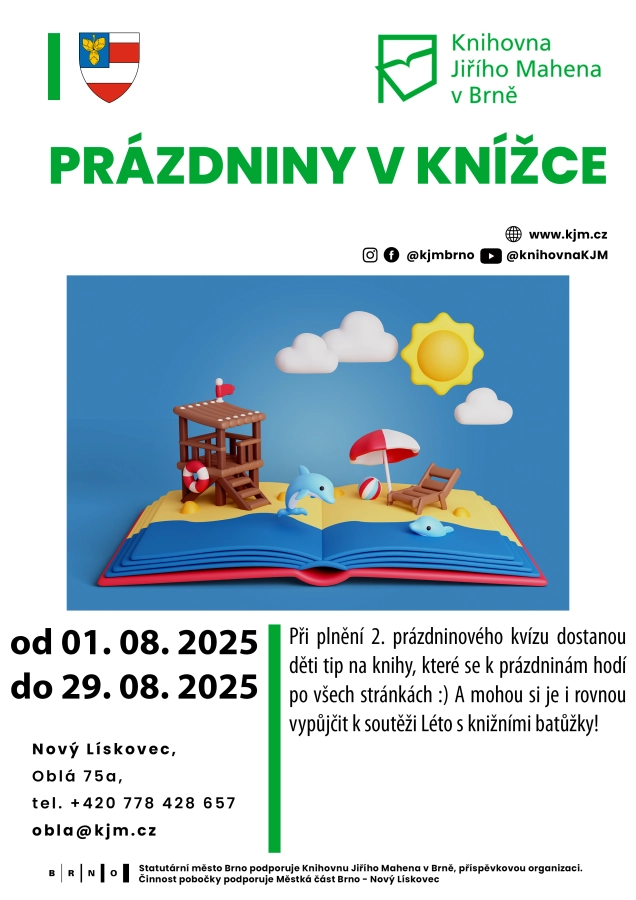Akce KJM: Prázdniny v knížce