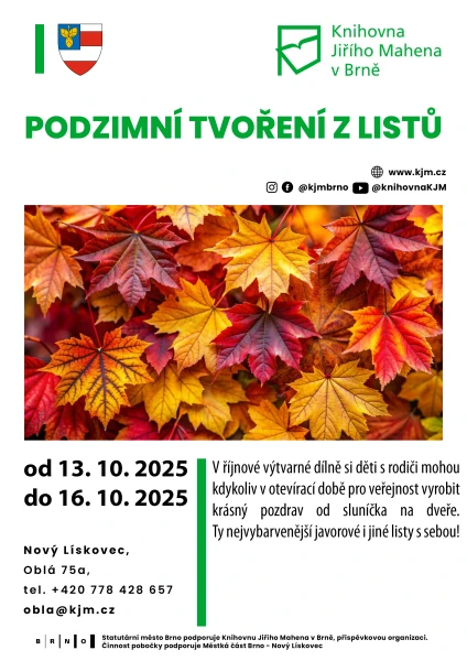 Akce KJM: Podzimní tvoření z listů