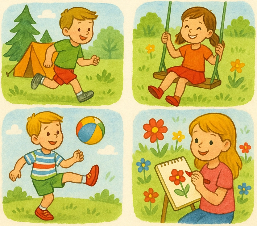 Akce KJM: Výstavka: Na co se těším o prázdninách?