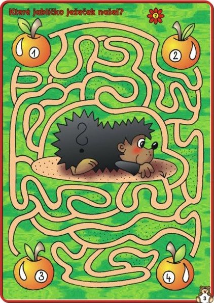 Akce KJM: Pomůžeš Ježkovi najít správnou cestu k jeho jablíčku?