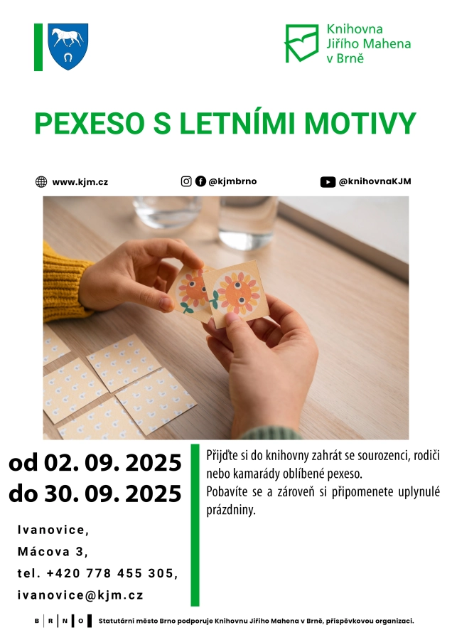 Akce KJM: Pexeso s letními motivy