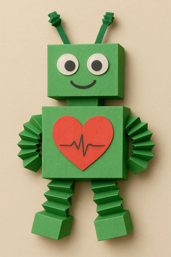 Akce KJM: Jižní Morava čte – výtvarná dílna – 3D ROBOT z papíru