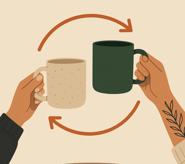 Akce KJM: Swap hrnků a hrníčků