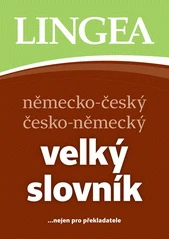 Kniha Německo-český, česko-německý velký slovník z knihovny Jiřího Mahena