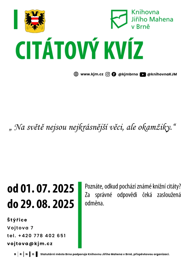 Akce KJM: Citátový kvíz