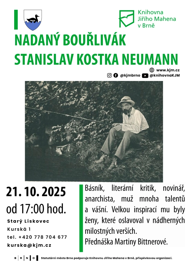 Akce KJM: Nadaný bouřlivák Stanislav Kostka Neumann