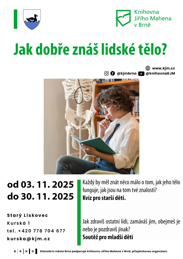 Akce KJM: Jak dobře znáš lidské tělo?