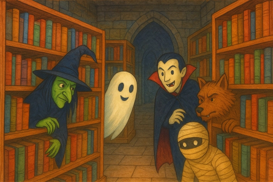 Akce KJM: Bubáci v knihovně