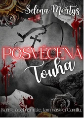 Kniha Posvěcená touha z knihovny Jiřího Mahena