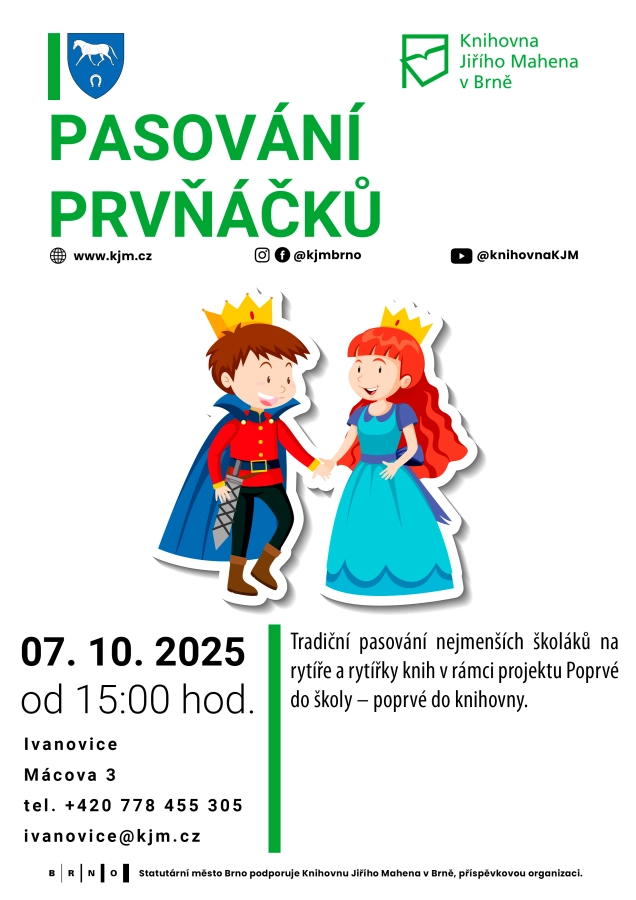 Akce KJM: Pasování prvňáčků 2025