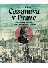 Kniha Casanova v Praze z knihovny Jiřího Mahena