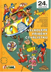 Kniha Velkolepé příběhy Čtyřlístku z knihovny Jiřího Mahena