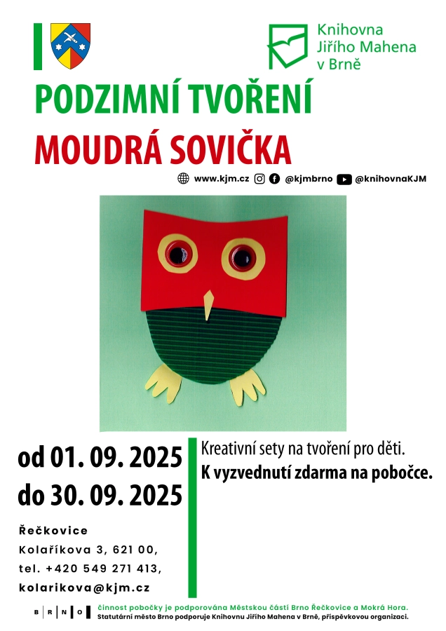 Akce KJM: Podzimní tvoření – Moudrá sovička