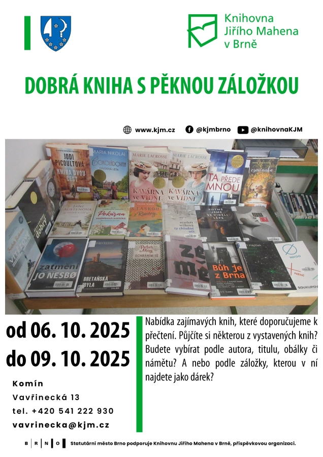 Akce KJM: Dobrá kniha s pěknou záložkou