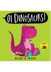 Kniha Oi dinosaurs z knihovny Jiřího Mahena