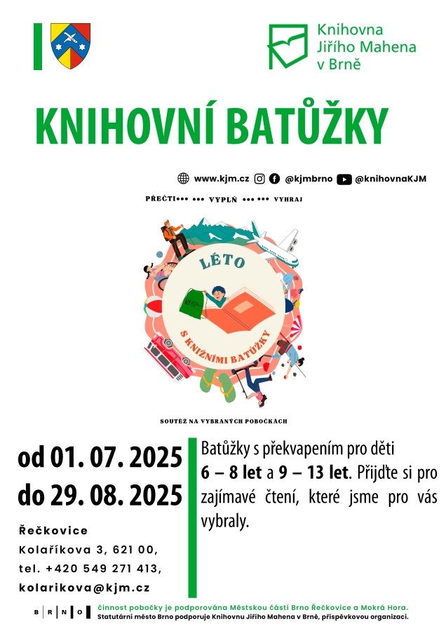 Akce KJM: Knihovní batůžky