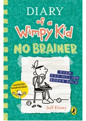 Kniha Diary of a wimpy kid z knihovny Jiřího Mahena