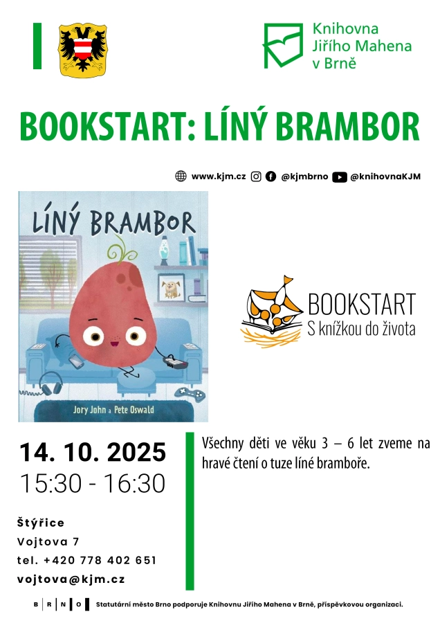 Akce KJM: Bookstart: Líný brambor