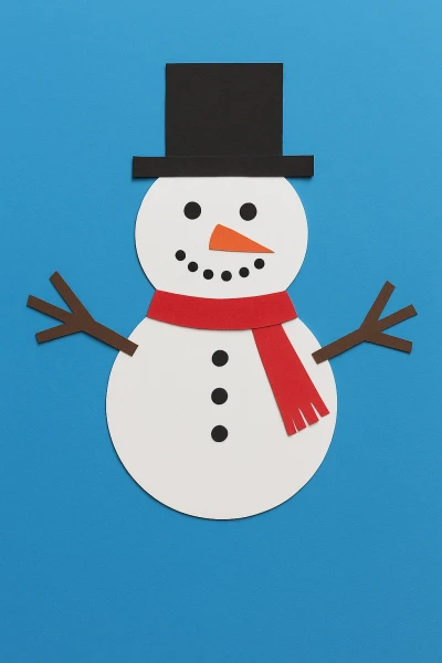 Akce KJM: Papírový sněhulák