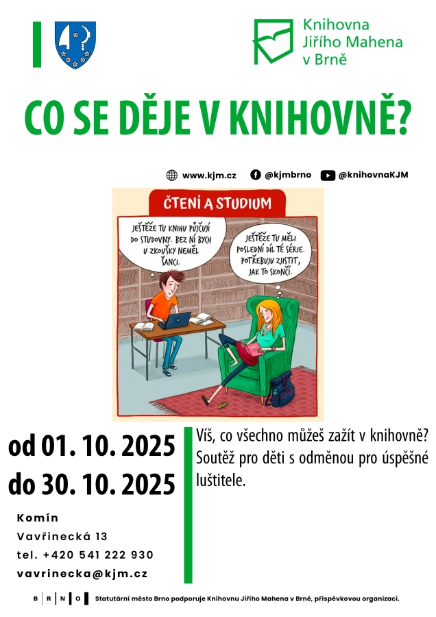 Akce KJM: Co se děje v knihovně?
