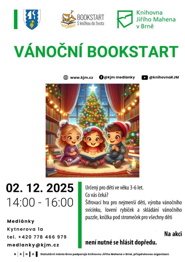 Akce KJM: Boookstart: Vánoční setkání