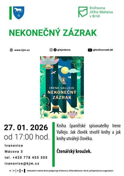 Akce KJM: Čtenářský kroužek: Nekonečný zázrak