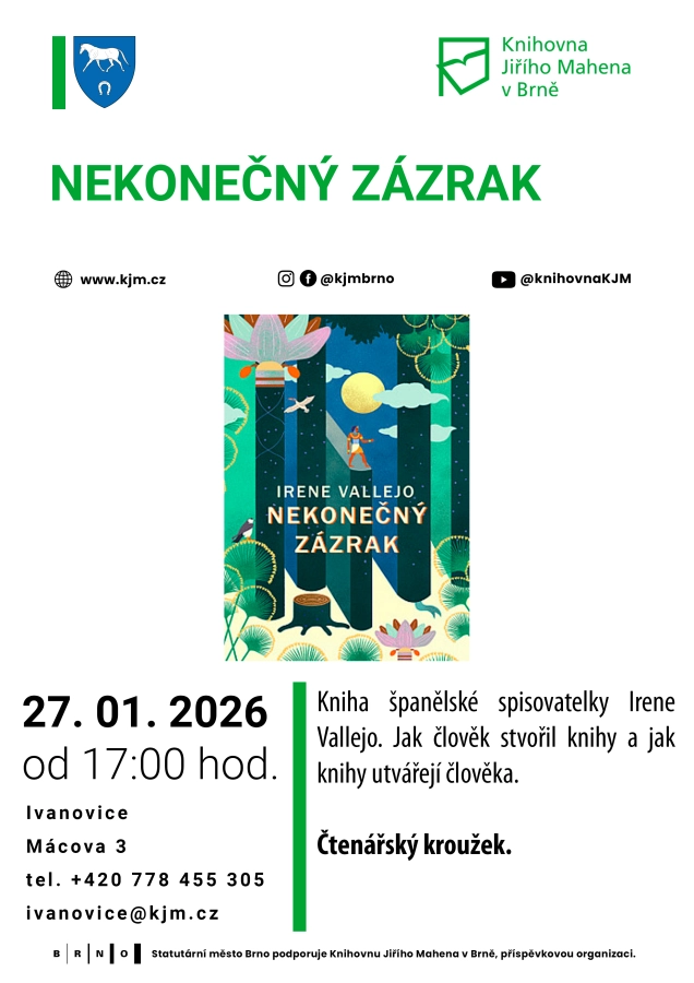 Akce KJM: Čtenářský kroužek: Nekonečný zázrak