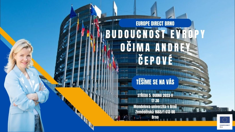 Akce KJM: Budoucnost Evropy očima Andrey Čepové