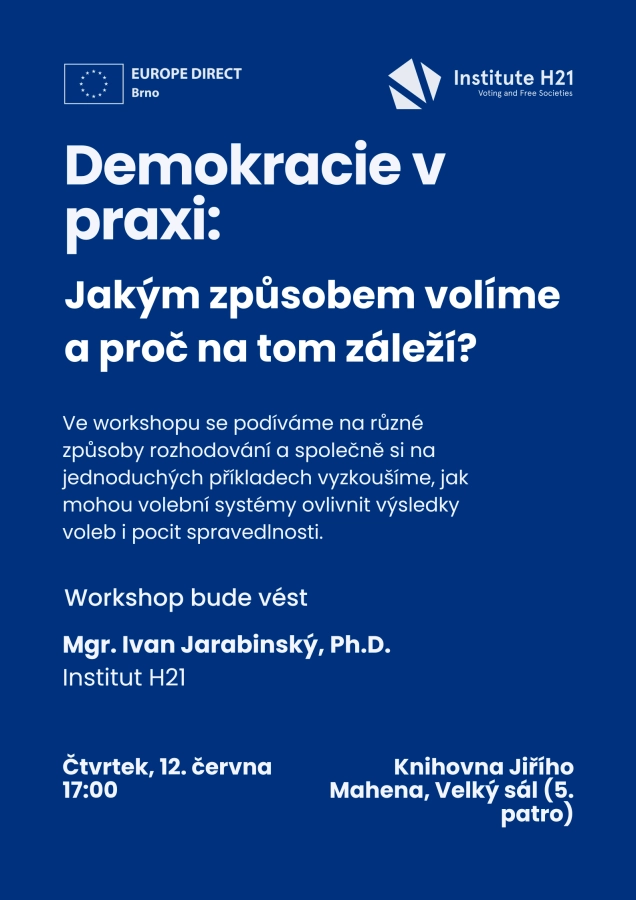 Akce KJM: Demokracie v praxi: Jakým způsobem volíme a proč na tom záleží?