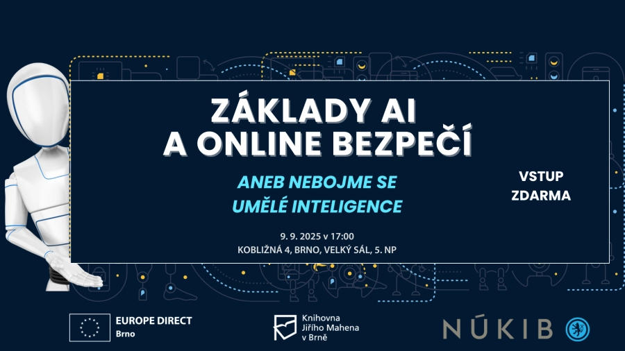Akce KJM: Základy AI a online bezpečí aneb nebojme se umělé inteligence