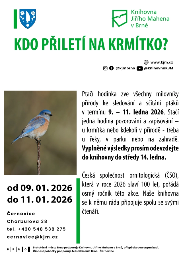 Akce KJM: Ptačí hodinka 2026
