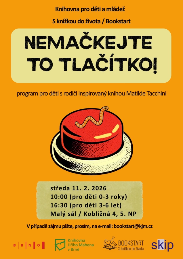 Akce KJM: Bookstart: Nemačkejte to tlačítko