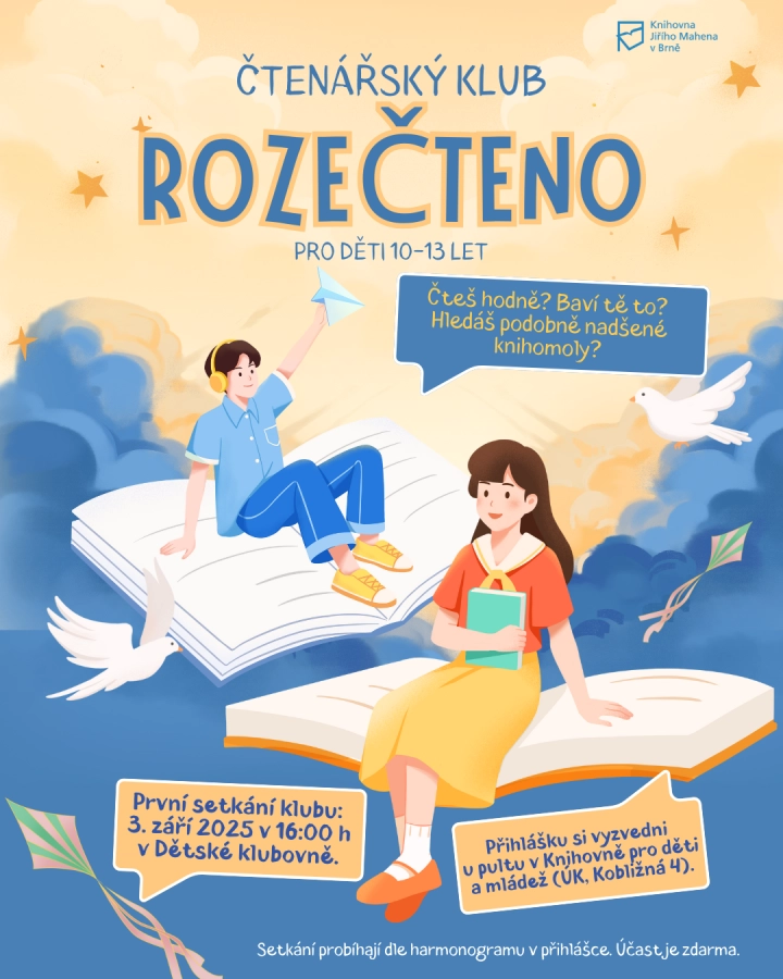 Akce KJM: Čtenářský klub ROZEČTENO