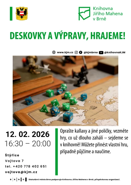 Akce KJM: Deskovky a výpravy, hrajeme!