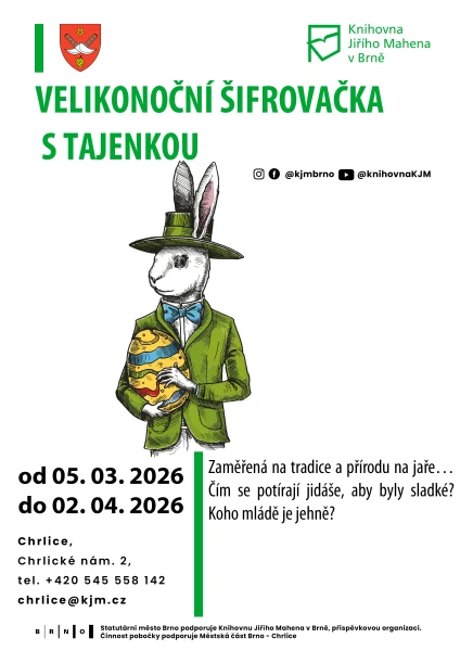 Akce KJM: Velikonoční šifrovačka s tajenkou zaměřená na tradice a přírodu na jaře