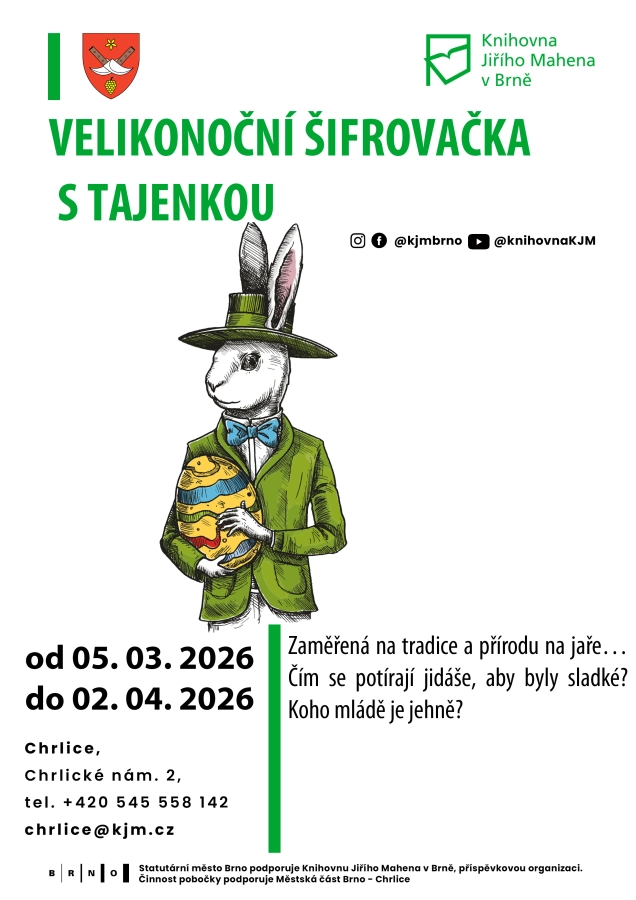 Akce KJM: Velikonoční šifrovačka s tajenkou zaměřená na tradice a přírodu na jaře