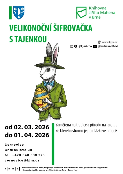 Akce KJM: Velikonoční šifrovačka s tajenkou zaměřená na tradice a přírodu na jaře