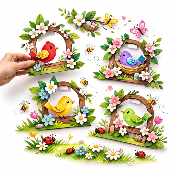 Akce KJM: Papírový ptáček v krmítku