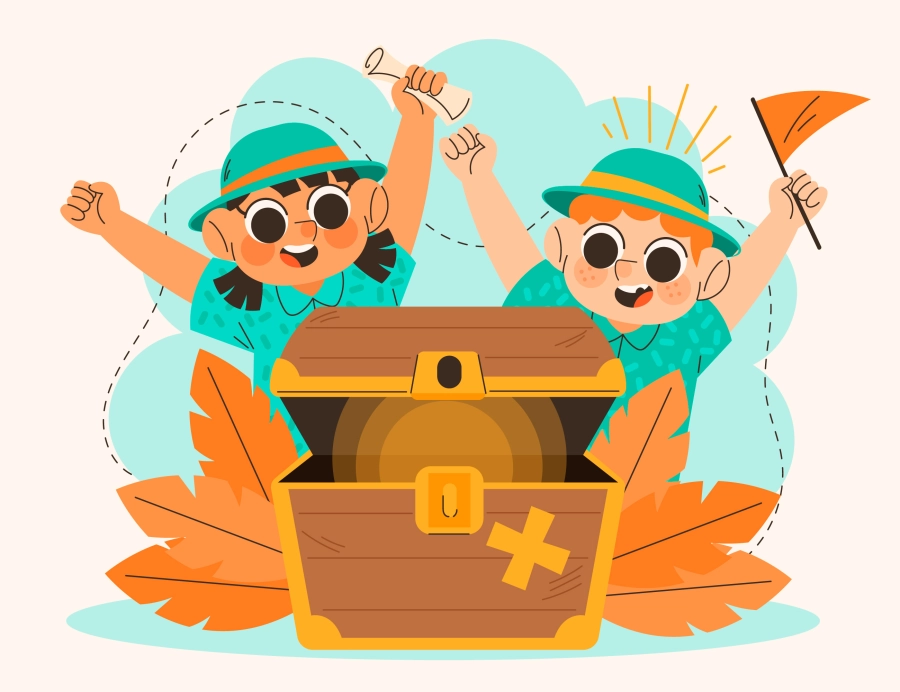 Akce KJM: English Book Club: Treasure Hunt!