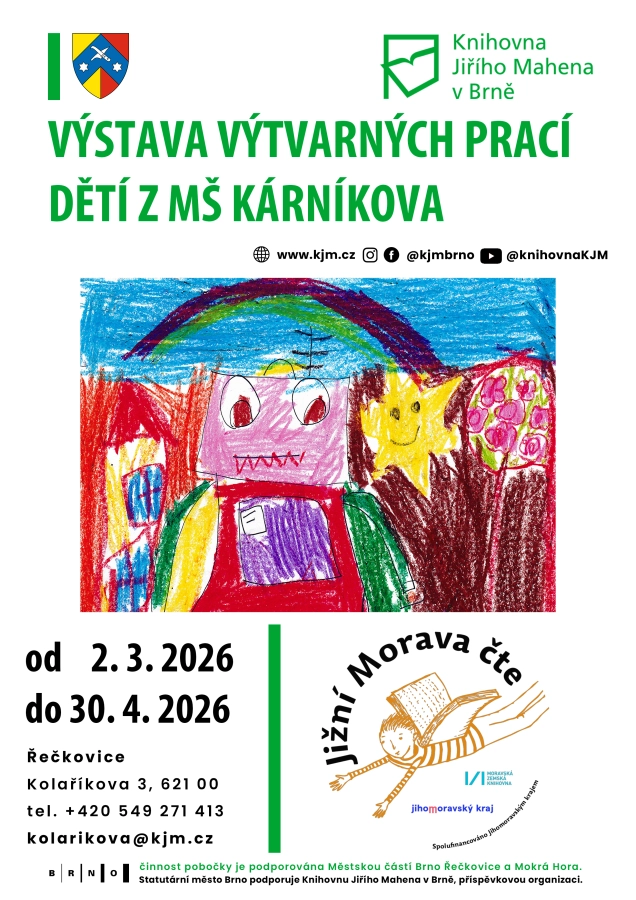 Akce KJM: Výstava výtvarných prací dětí z MŠ Kárníkova