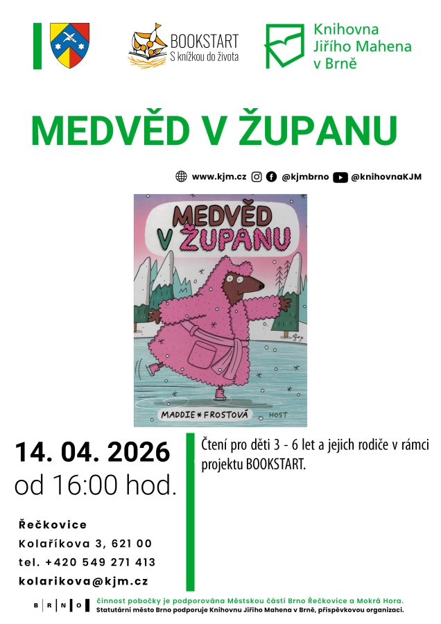 Akce KJM: Bookstart: Medvěd v županu