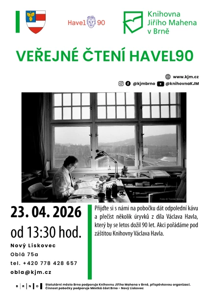 Akce KJM: Veřejné čtení Havel90