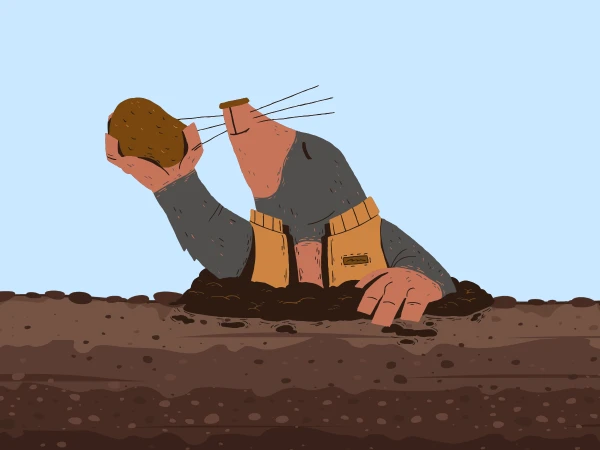 Akce KJM: Nosem v hlíně