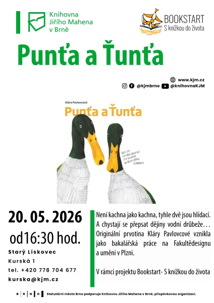 Akce KJM: Bookstart: Punťa a Ťunťa
