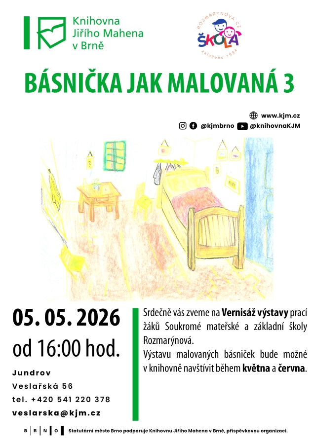 Akce KJM: Vernisáž výstavy: Básnička jak malovaná 3