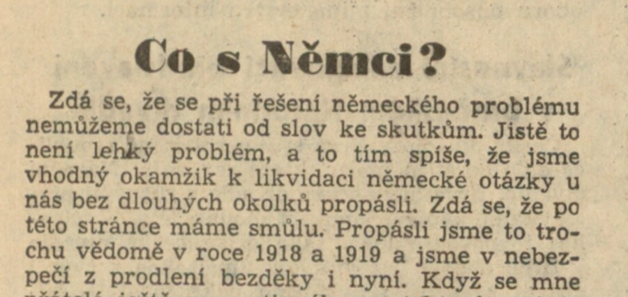 Akce KJM: Tomáš Dvořák: Vyhnání Němců z Brna. Historické prameny a co z nich lze vyčíst