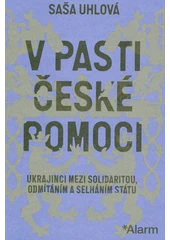 Kniha V pasti české pomoci z knihovny Jiřího Mahena