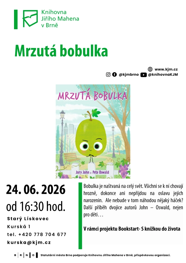 Akce KJM: Bookstart: Mrzutá bobulka