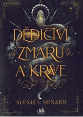 Kniha Dědictví zmaru a krve z knihovny Jiřího Mahena